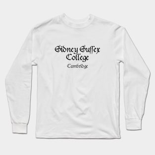 Cambridge Sidney Sussex College Medieval University Long Sleeve T-Shirt